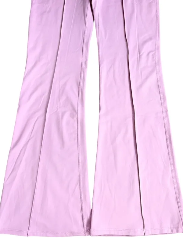 NWT PINK Victoria’s Secret Winter Performance Flare Leggings Pink Size Medium - Image 4