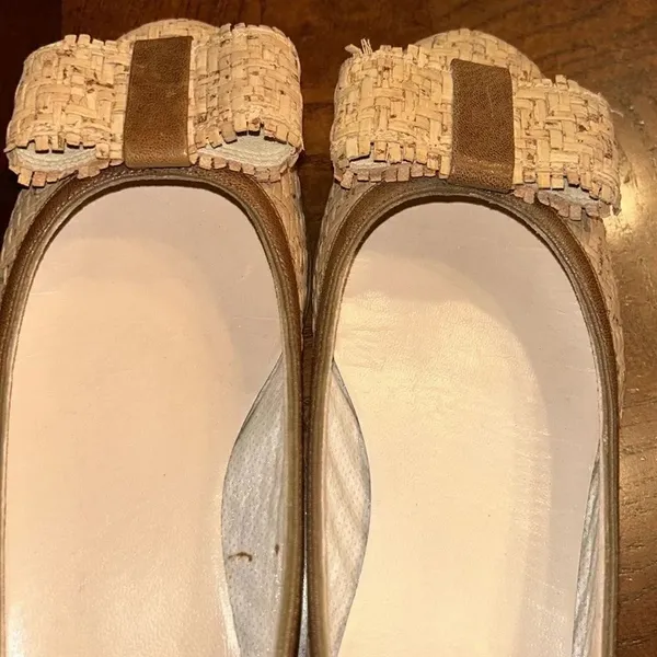 Stuart Weitzman Tan Candy Cork Flat Shoes(6.5M) - Image 8