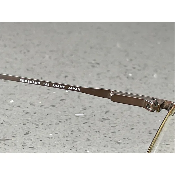 Vintage Rembrand Bronze 145 Eyeglasses Frames ONLY Japan Aviator Oversized - Image 9