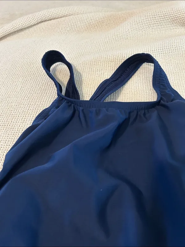 SPEEDO  ProLT Solid One Piece, Navy Blue, Size 30, NWT - Image 4