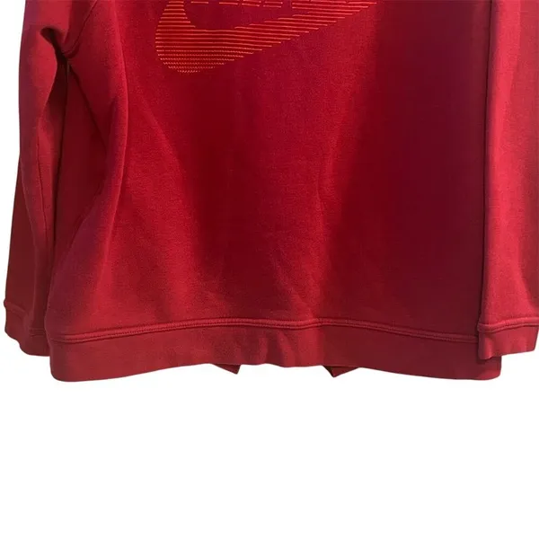 Nike Women's Funnel Neck Hoodie Red Size L Long Sleeve Casual‎ - Image 4