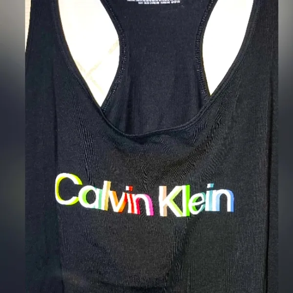 Calvin Klein | Pajamas Sleepwear Loungewear Set Rainbow 🌈 Pride Tank & Shorts - Image 3