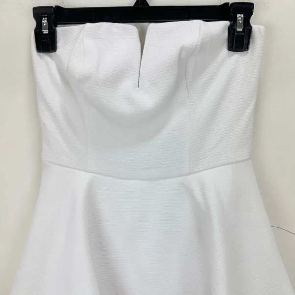 Lulus Where You Are White Strapless Romper Cute Party Bridal Vacation XS NWT - Image 8