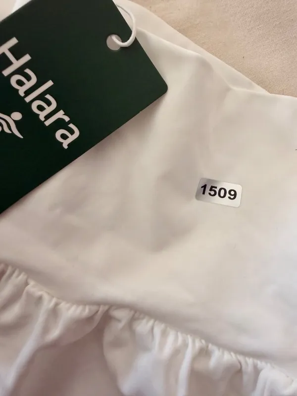 Halara XS Long White High-Waisted Athletic Shorts XS Long With Tags - Image 5