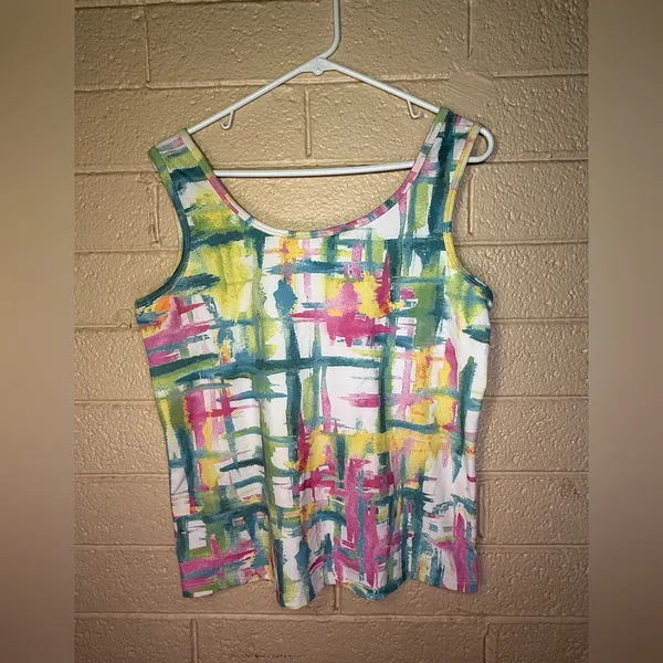 Jillian nicole Colorful Abstract Print Women's Top - Image 2