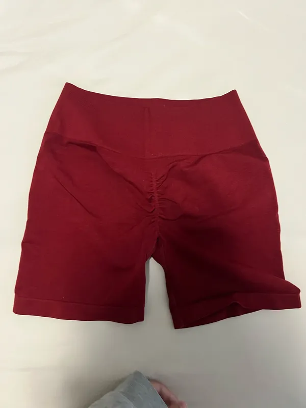 Red biker shorts Size L - Image 3