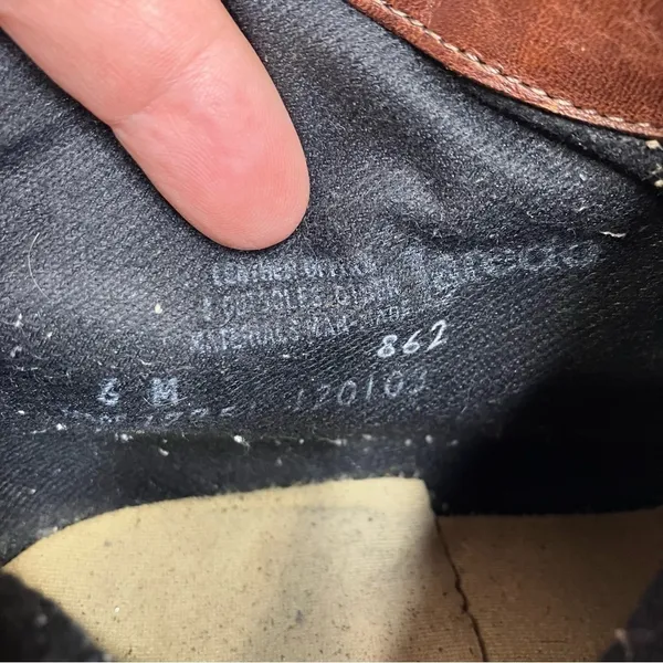 Laredo ankle‎ leather cowboy boots size 6 - Image 5