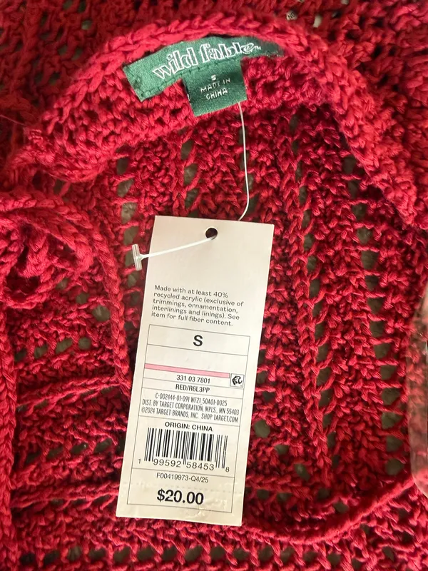 Wild Fable Crochet Top NWT - Image 3