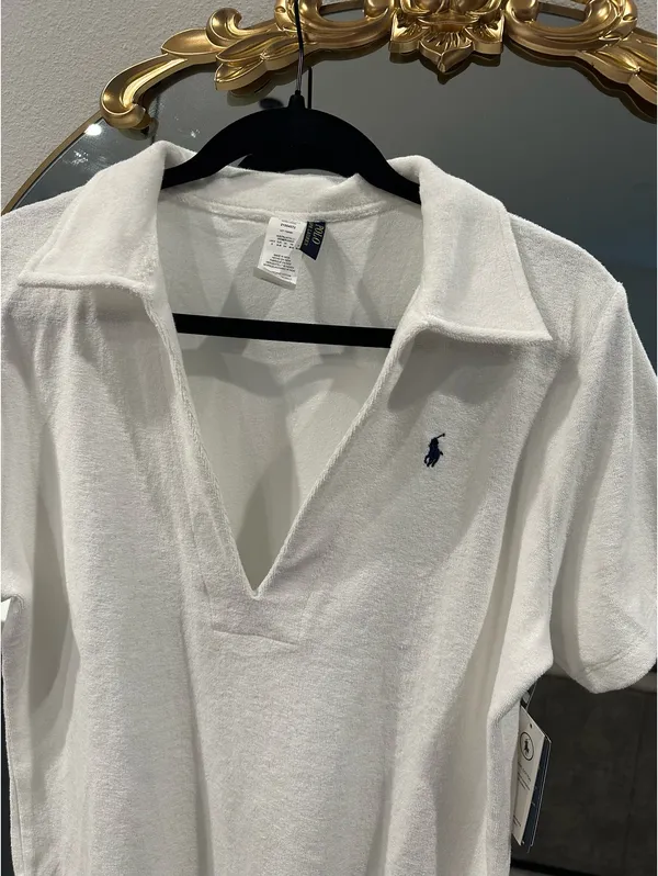 Polo Ralph Lauren White Terry Cloth Dress - Image 5