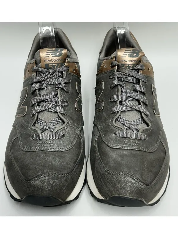 New Balance 574 Sneakers Women’s Size 9.5 Precious Metals Copper Grey metallic - Image 5