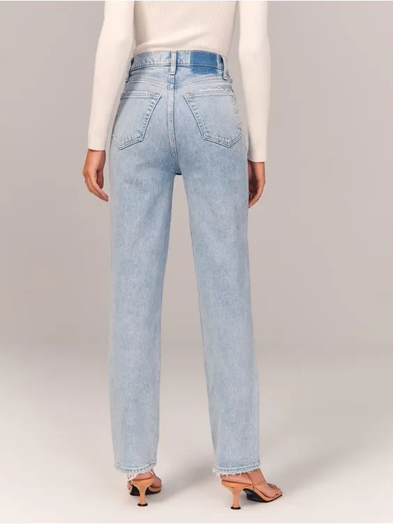 Abercrombie & Fitch Ultra High Rise 90s Straight Jean 20 - Image 2