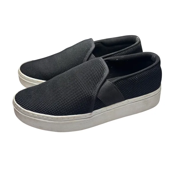 Eileen Fisher‎ Womens Black Mesh Slip On Platform Sneakers Size 7 Comfort Casual - Image 5