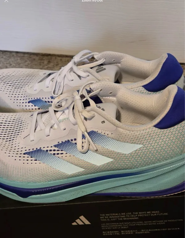 Adidas Supernova Men's Rise Running Shoes No Insoles Pre-owned - Image 6