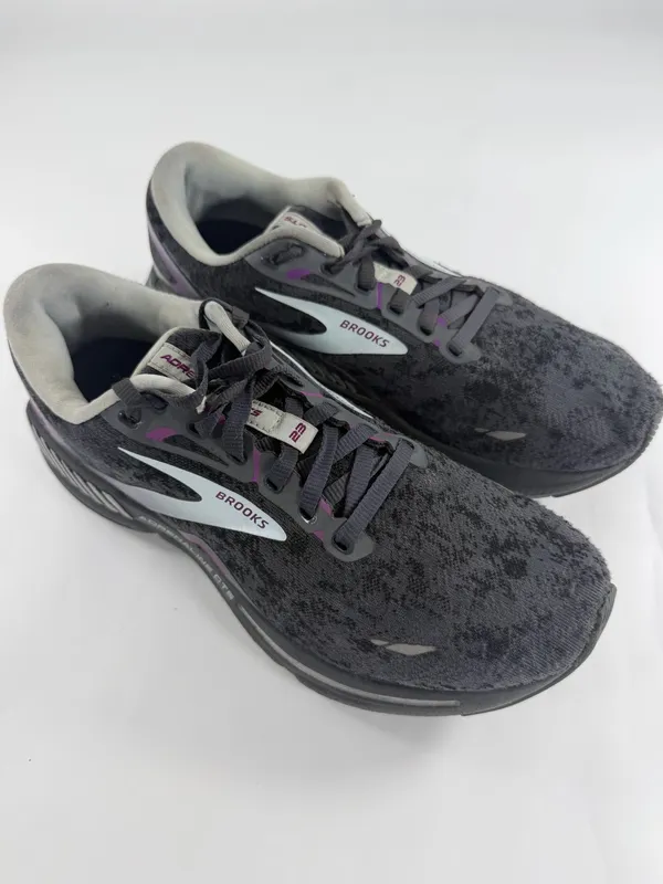 Brooks Adrenaline GTS 23‎ Gray Purple Stability Running Shoes Womens 9.5 Med - Image 3