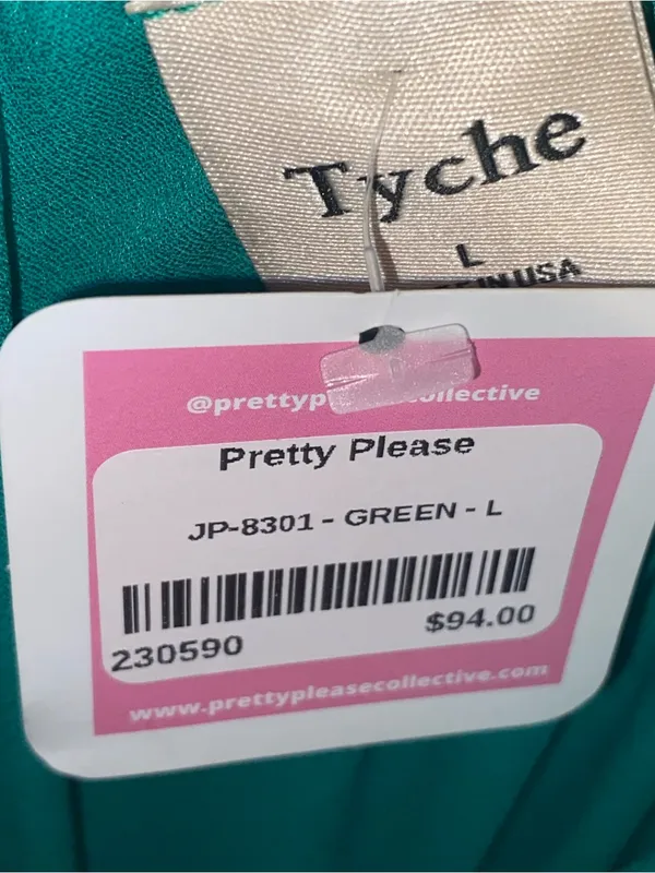 Tyche Emerald Green Strapless Wide Leg Cascade Jumpsuit Popover cocktail attire - Image 10