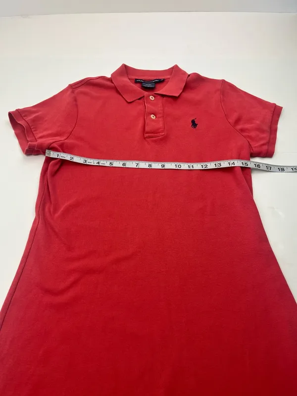 Ralph Lauren Sport Womens Size Medium Polo Dress‎ Pink Short Sleeve Preppy - Image 6