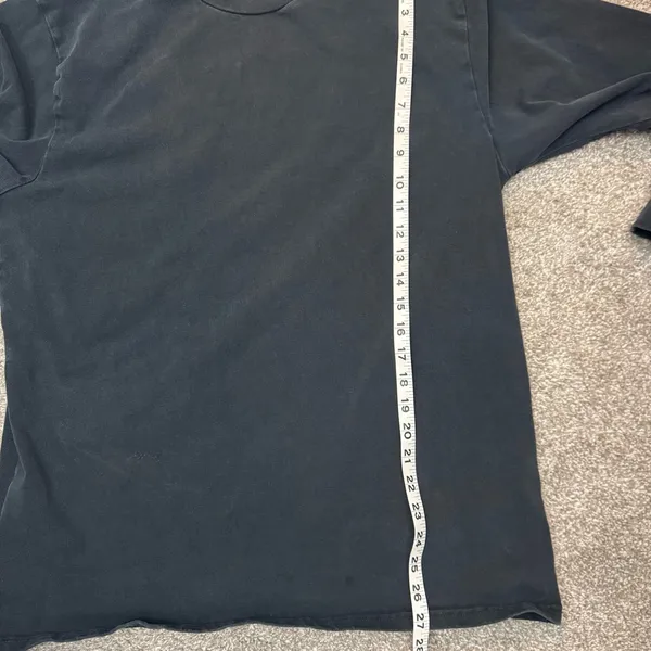 Brandy Melville Black Long Heavy weight Sleeve Tunic T Shirt One Size - Image 6