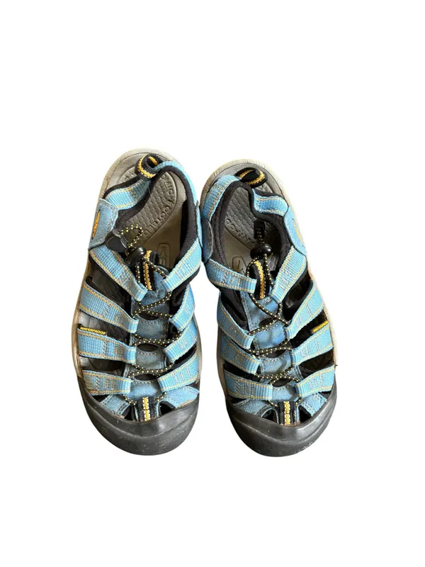 KEEN Women's Newport H2 Water Sandal Sz 6 Toe Protection Blue Black Waterproof - Image 2