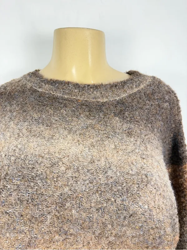 Vici 2-piece Sweater Set Skirt Sz S Brown Ombre Fall Outfit - Image 4