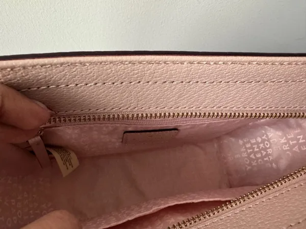 Kate Spade Light Pink Crossbody Bag Pebbled Leather Brand New - Image 6