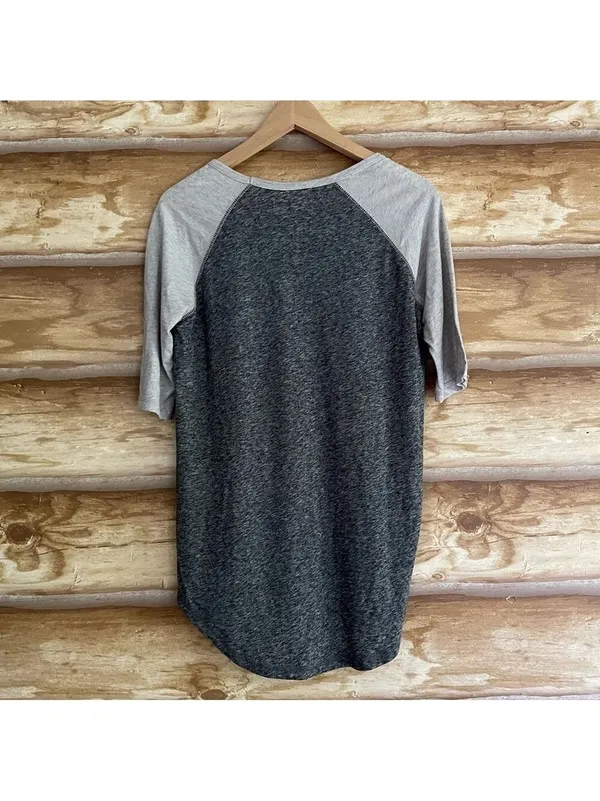 Minnesota Vikings “Show Your Horns” raglan sleeve ringer tee size large - Image 10