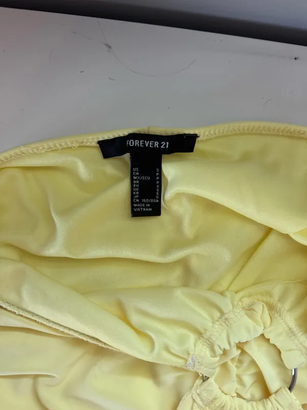Forever 21 Yellow Cut-Out Dress - Image 5
