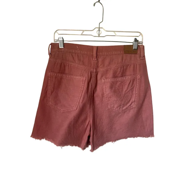 American Eagle Pink Highest Rise Mom Shorts - Size 6 - Image 3