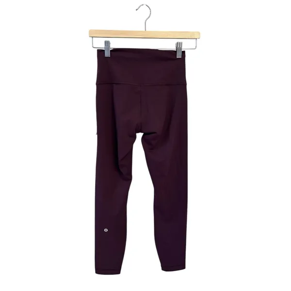 Lululemon Wunder Train High-Rise Tight 25" size 6 Goodnight Plum New with Tags - Image 2