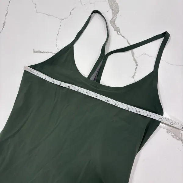 Outdoor Voices Dress Size Medium Exercise Athletic Mini Evergreen Green - Image 4