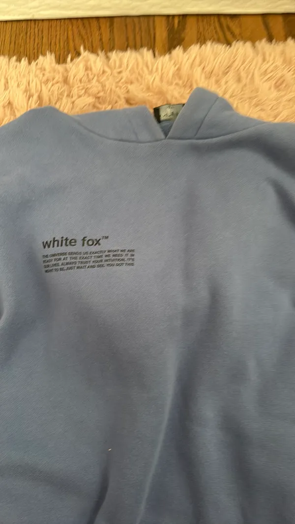 White Fox Boutique Hoodie blue - Image 2