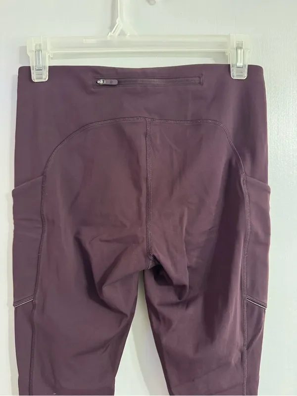 lululemon athletica Side-Pocket Leggings in Plum Purple Size 6 - Image 11
