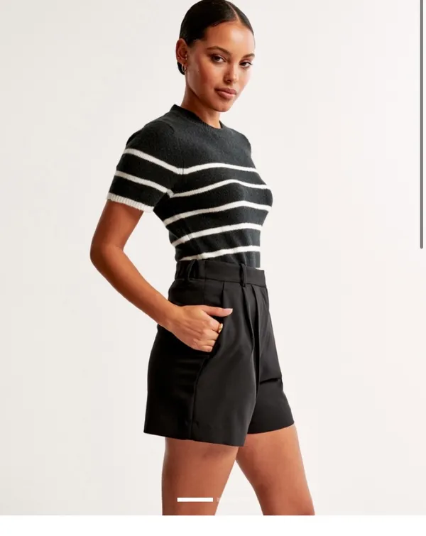 Abercrombie Black Sloane Tailored Short - Image 3