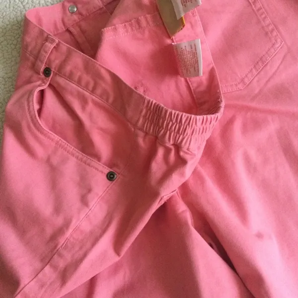 Colored Jeans Stretch High Rise Salmon Pink - Sz 12 - Image 10