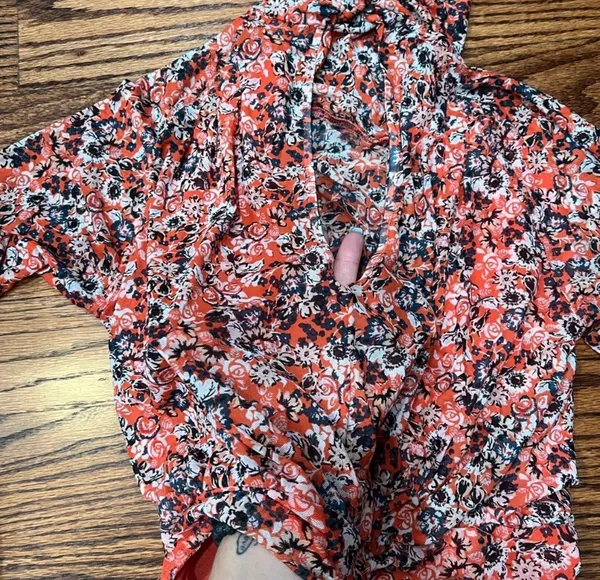 Free People Floral Blouse - Image 6