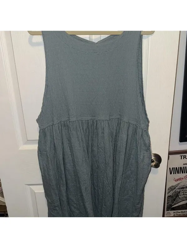 Free people Blue I'm Still Obsessed Sleeveless Mini Dress - Image 2