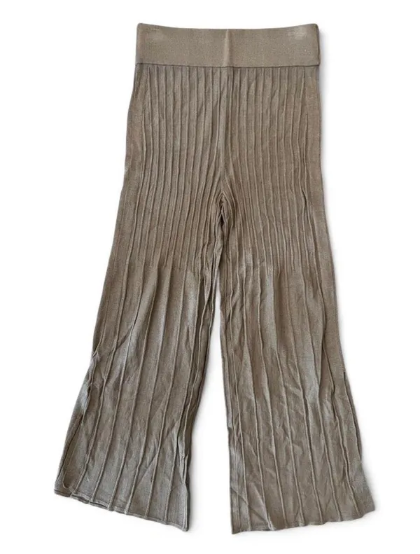 Club Monaco Wide Rib Pants Brown Small - Image 3