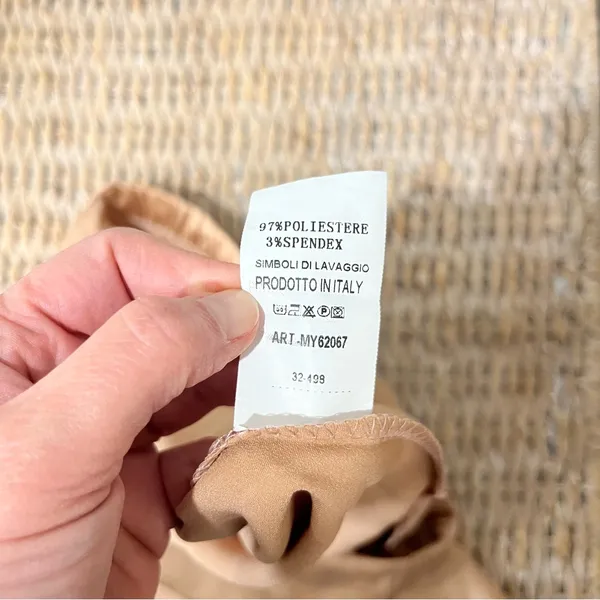 New‎ Collection Skirt MIDI Size Medium Peach Tan Cocktail Party NEW - Image 8