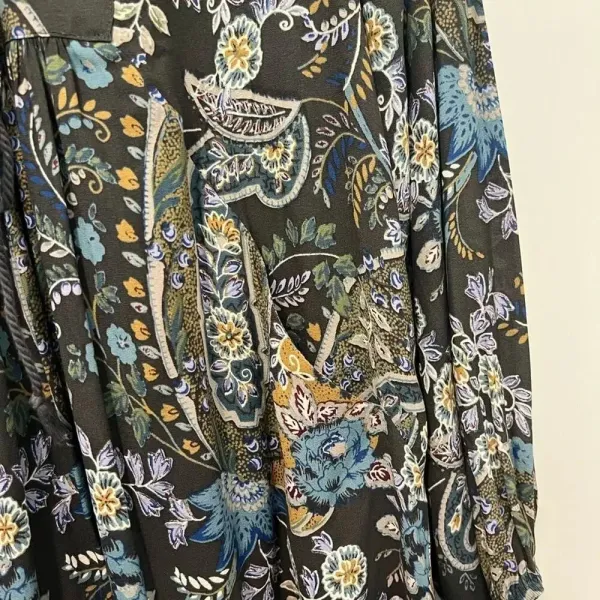FREE PEOPLE Rain or Shine Paisley‎ Tunic size Small - Image 5