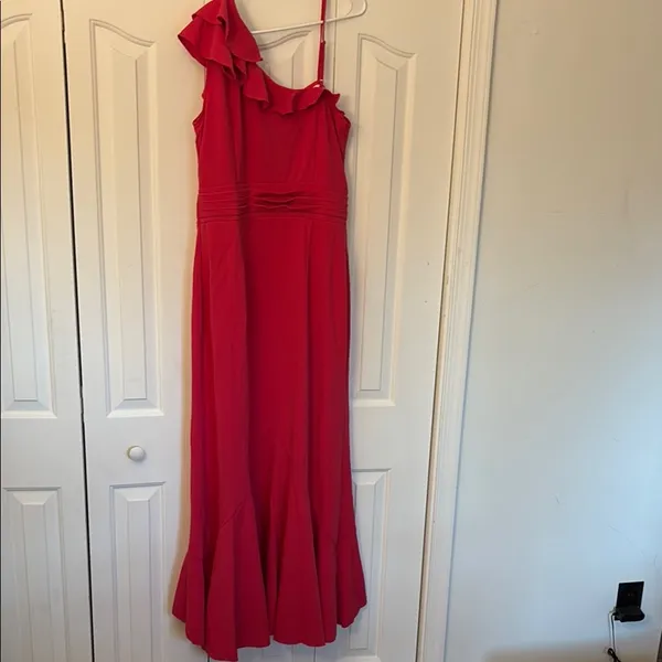 Vj Show Elegant Ruffle Dress Pink Women Size XXL - Image 3