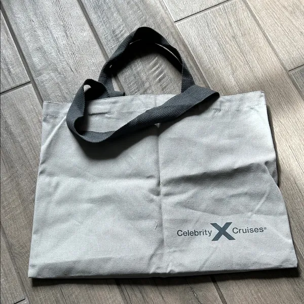Gray Canvas Tote Bag - Image 3