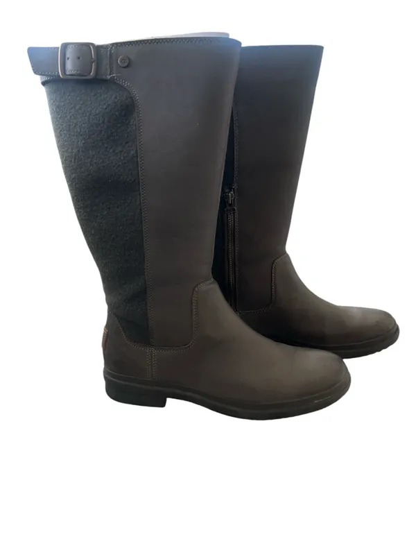 UGG Waterproof Janina Boots - S/N 1017387 -‎ Dark Green/ Gray - Size 8 - Image 3