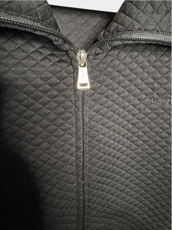 Lauren Ralph Lauren Black Quilted Full Zip Vest XL - Image 5
