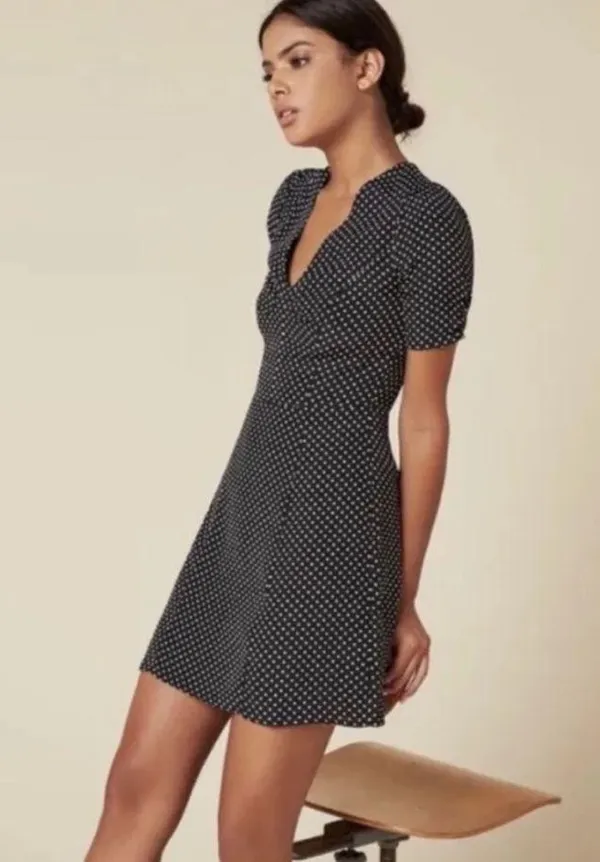 Reformation polka dot mini dress NWT - Image 3