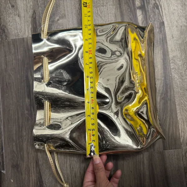 Bath & Body Works Metallic Gold Cosmetic Bag - Image 5