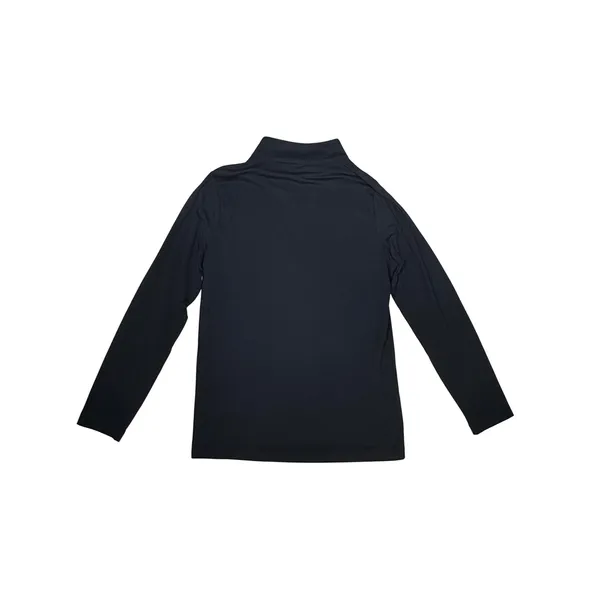 Travis Mathew Womens Black Quarter Zip Long Sleeve Performance Pullover Size M Size M - Image 2