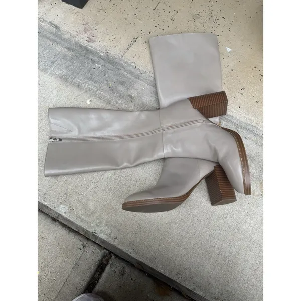 Marc Fisher Women's Gabey Wide Calf Almond Toe Block Heel Dress Boots - US 10M - Image 7