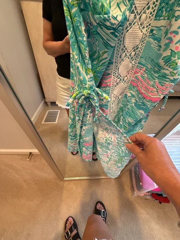 Lilly Pulitzer Ryder Romper Green Sunshine City Size 00 Beauty! - Image 5