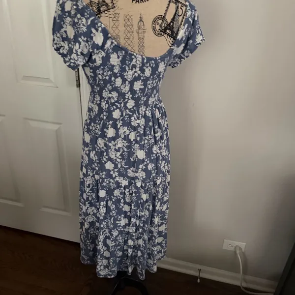 Ultra Flirt Floral Maxi Dress Size L | Flowy Boho Summer Dress - Image 3