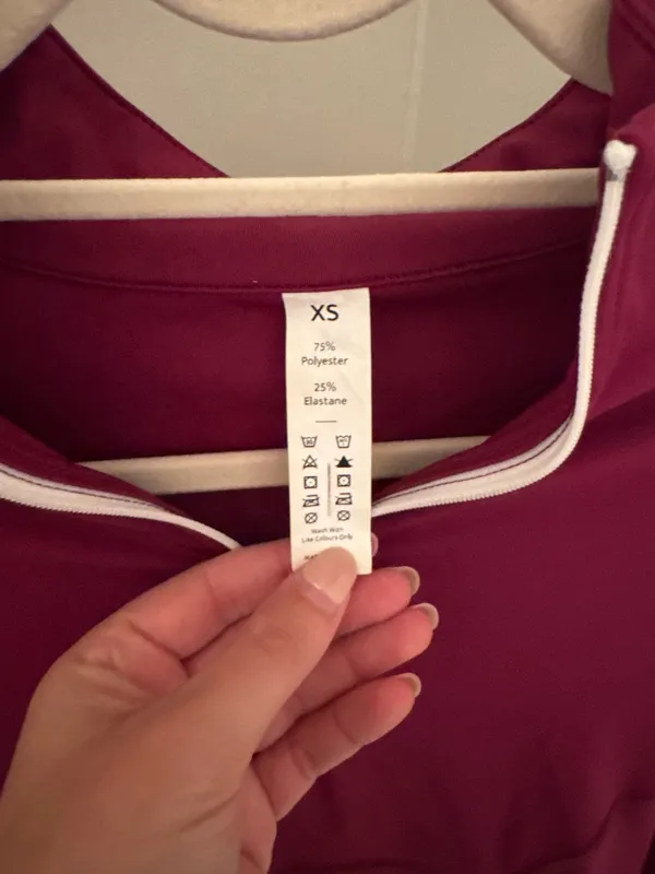 Purple Long Sleeve Tennis Dress - Image 3