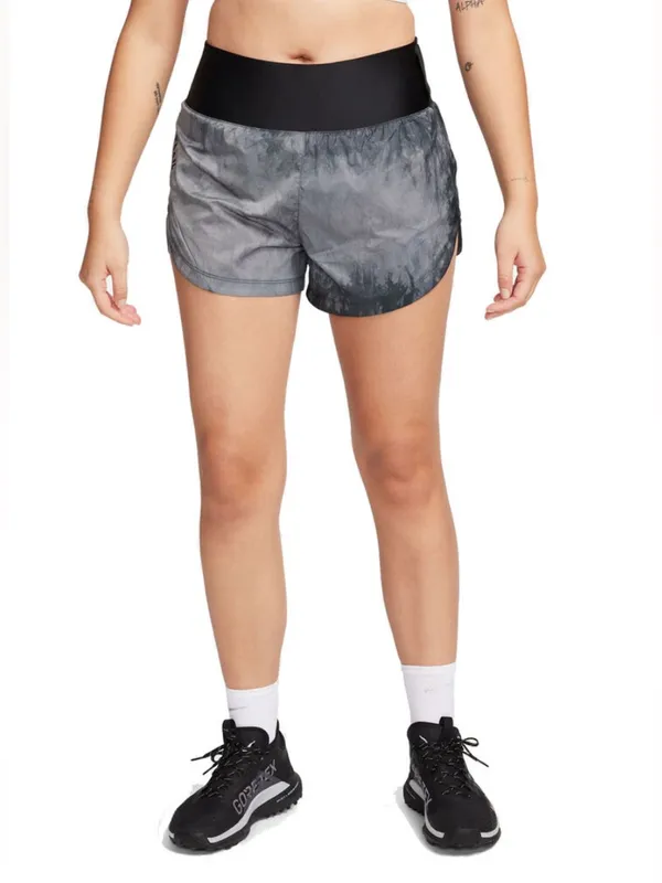 Nike Women's Trail Repel Black & Gray 3 inch Brief Lined Running Shorts XL NWT - Image 2